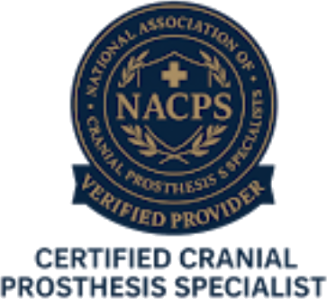 NACPS Verified Provider · Certified Cranial Prosthesis Specialist